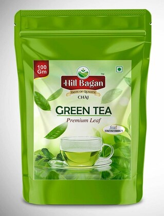 Hill Bagan Darjeeling Premium Green Tea Pure and Authentic Garden Fresh Tea 100gm